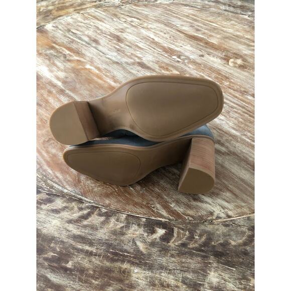 Lucky Brand Pellyon Heel Bootie Almond Toe Blue NEW 8.5 US - Picture 8 of 10